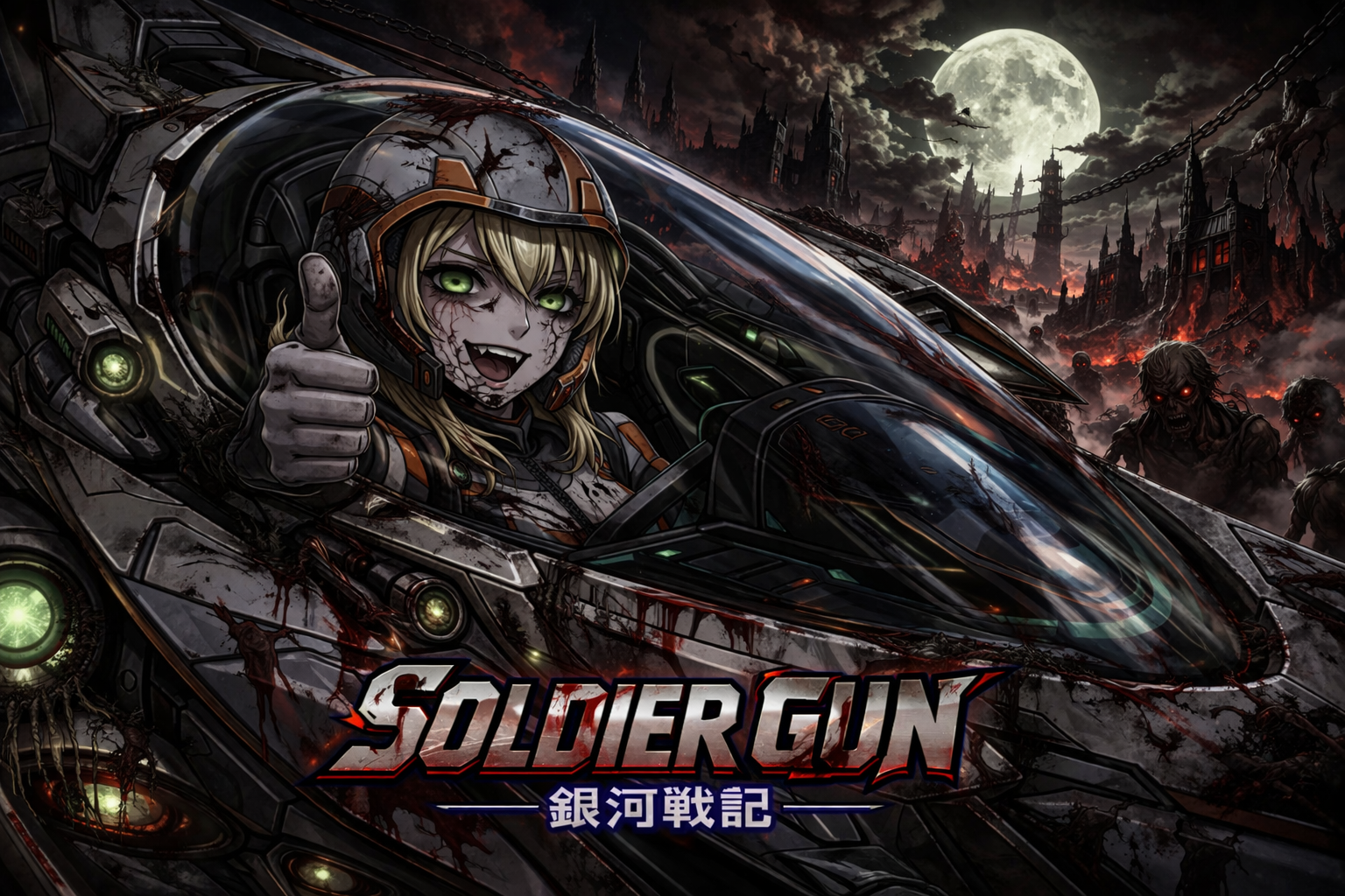 Evil title art
