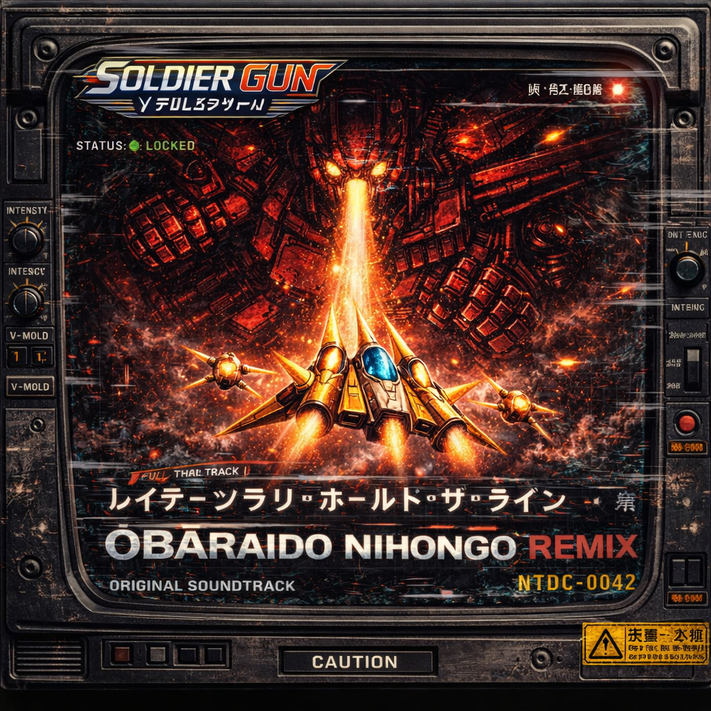 SOLDIER GUN single cover artwork for Reina Solari: Hold The Line